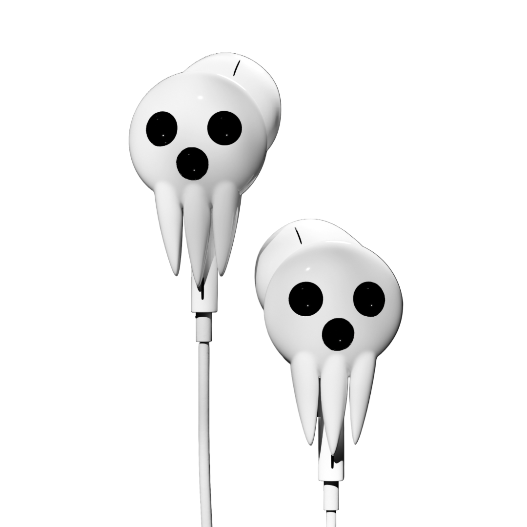 DEATH SKULL Apple EarPods Attachments