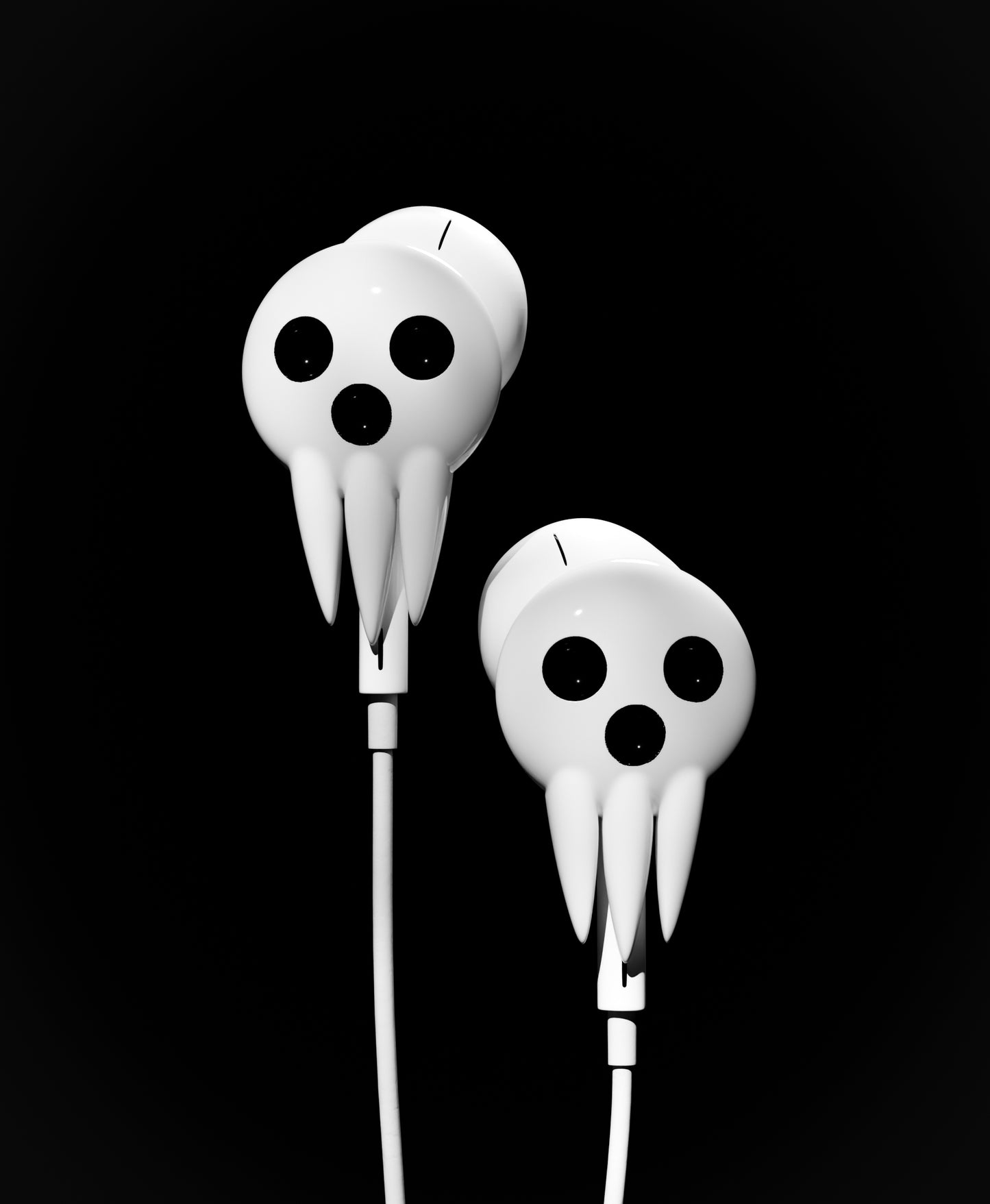 DEATH SKULL Apple EarPods Attachments